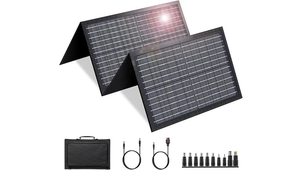 portable 60w foldable solar