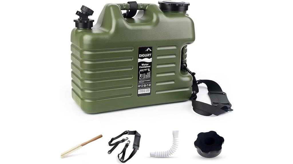 portable camping water jug