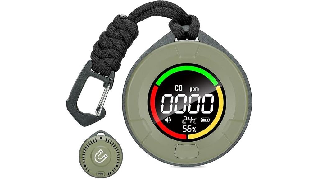 portable co detector rechargeable