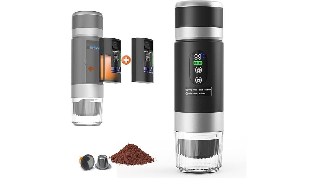 portable coffee maker batteries