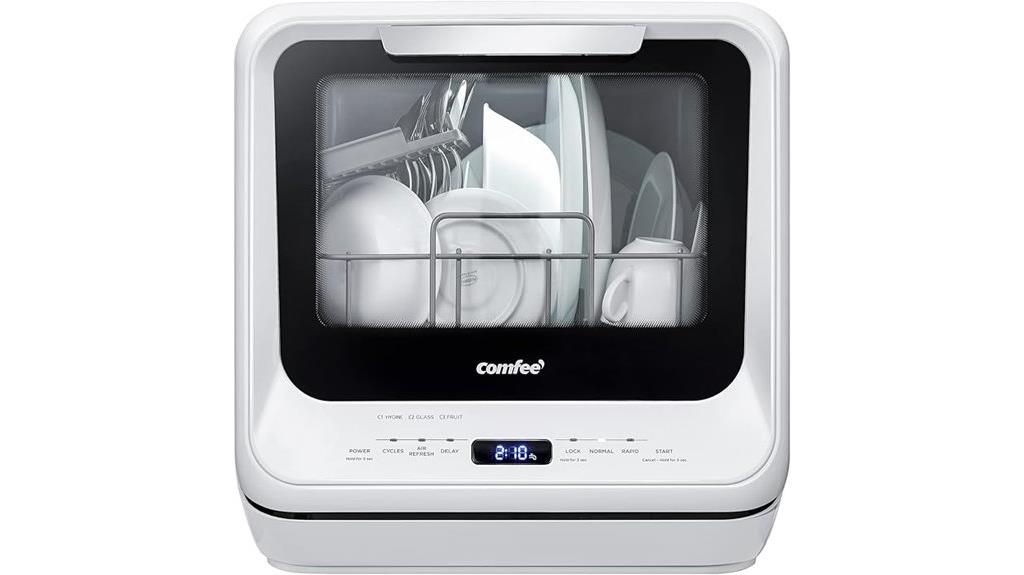 portable countertop dishwasher with water tank