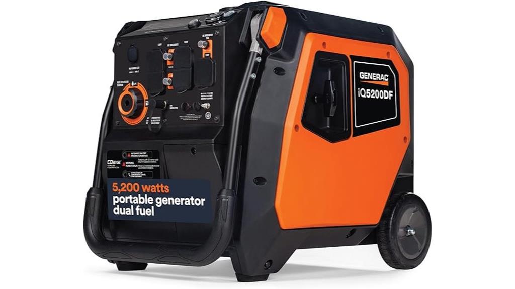 portable dual fuel generator