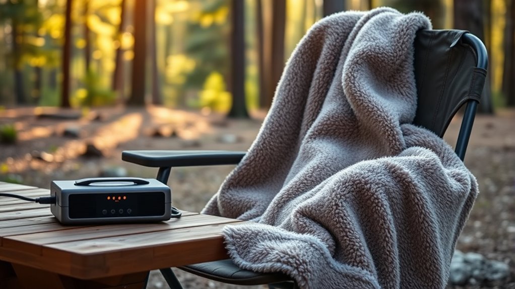 portable heated blanket options