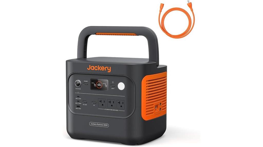 portable jackery explorer 2000