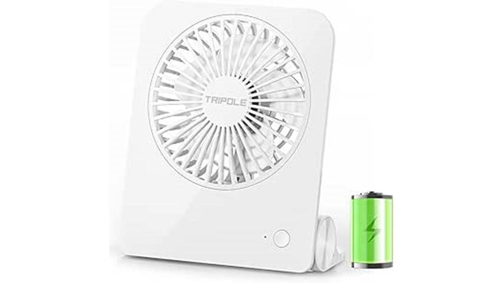 portable rechargeable adjustable fan