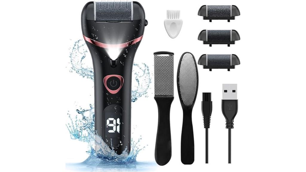 portable rechargeable pedicure device