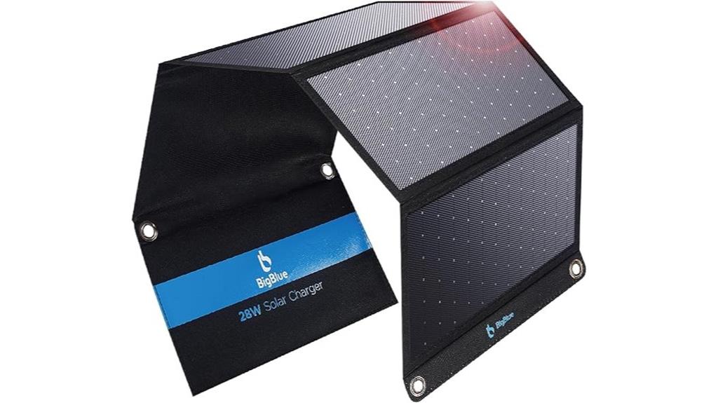 portable solar charger power
