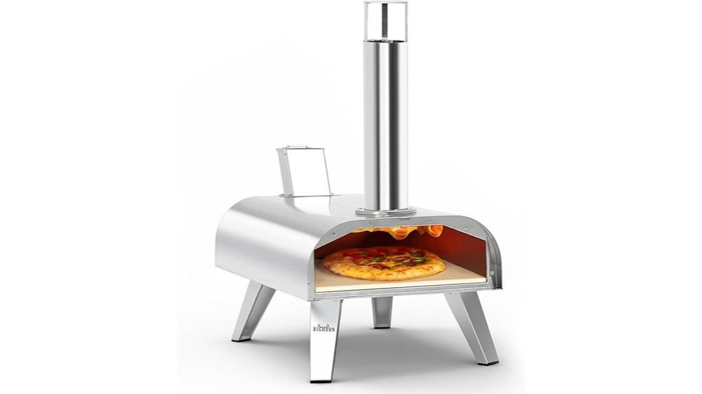 portable wood pellet pizza oven