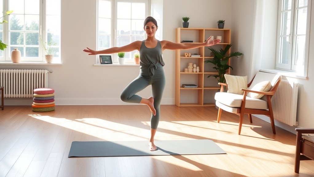 practice proper posture balance