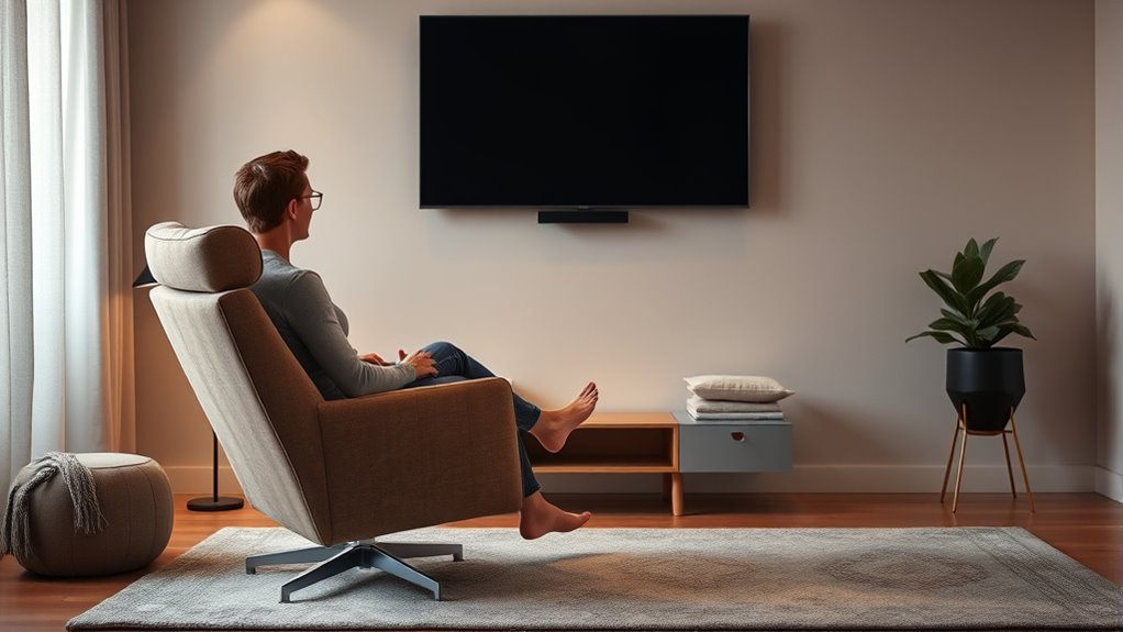 proper ergonomic tv viewing