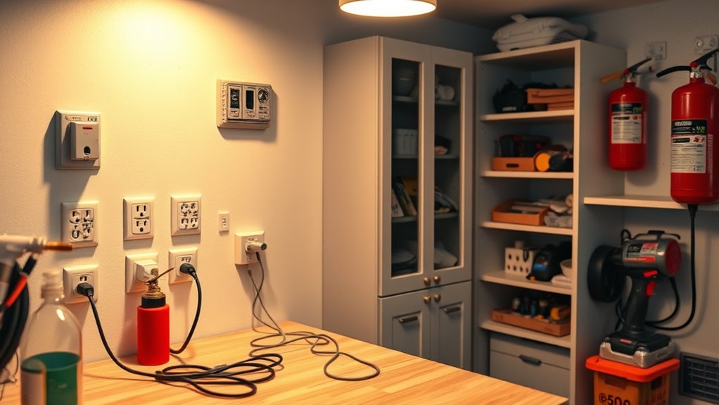 proper outlet placement and grounding