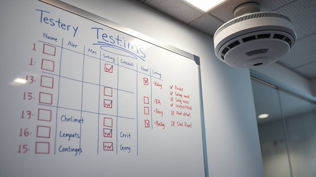 quarterly alarm system checks