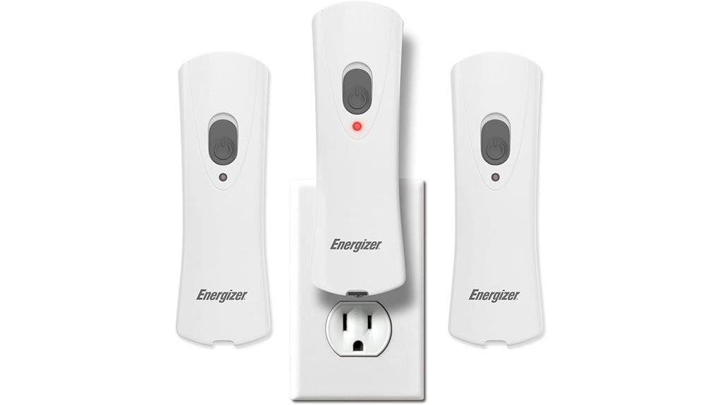 rechargeable auto on led flashlights