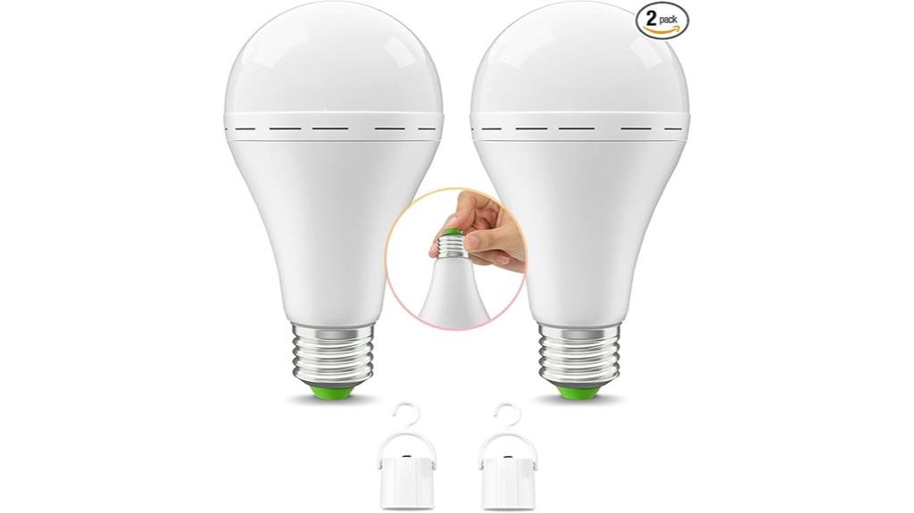 rechargeable led bulb pack