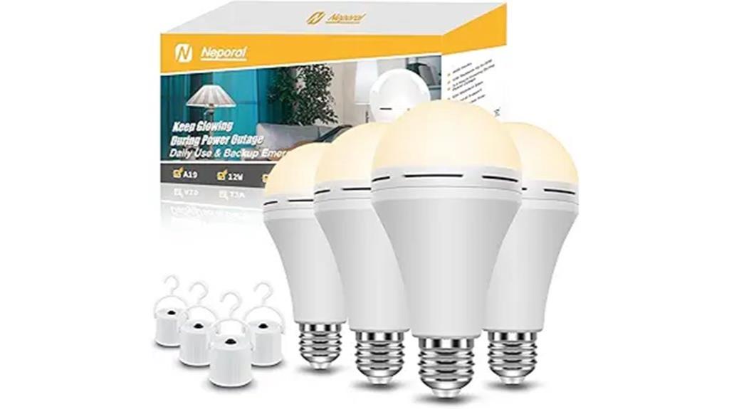 rechargeable led bulb pack