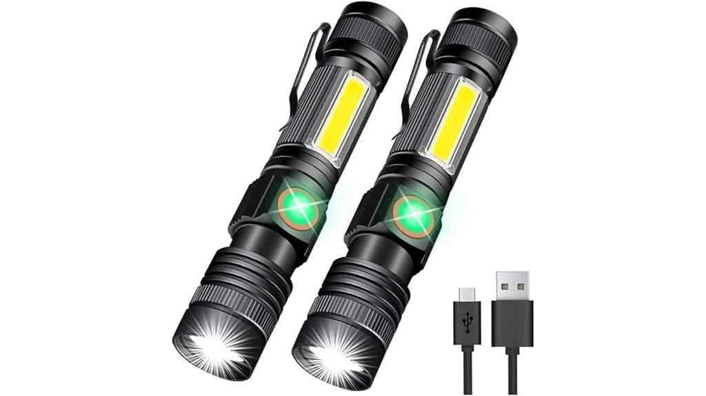 rechargeable usb led flashlight