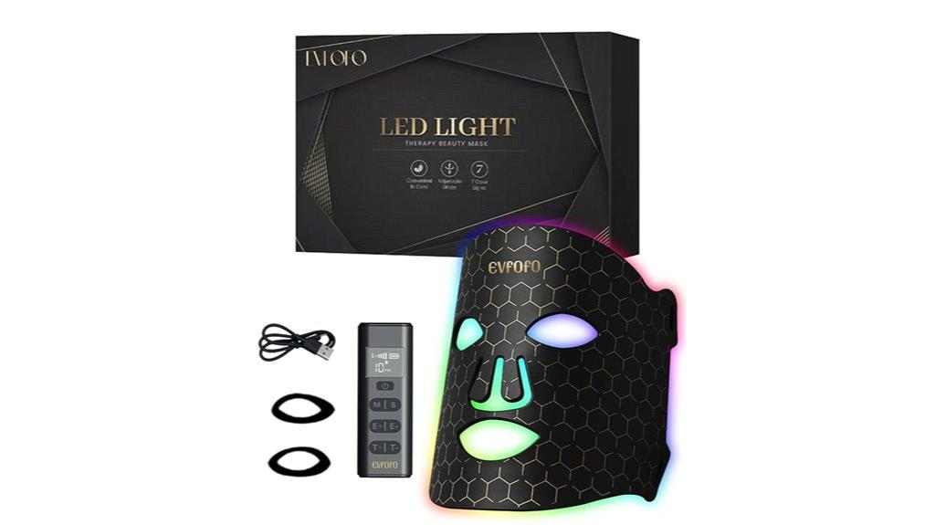 red 7 color led mask