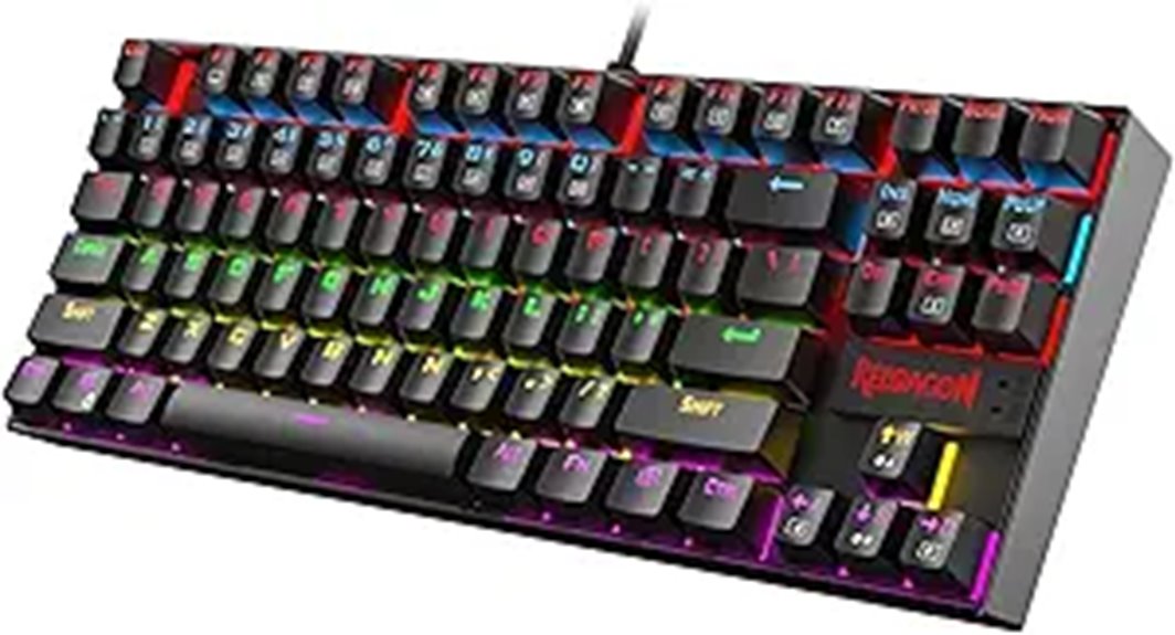 redragon k552 black keyboard