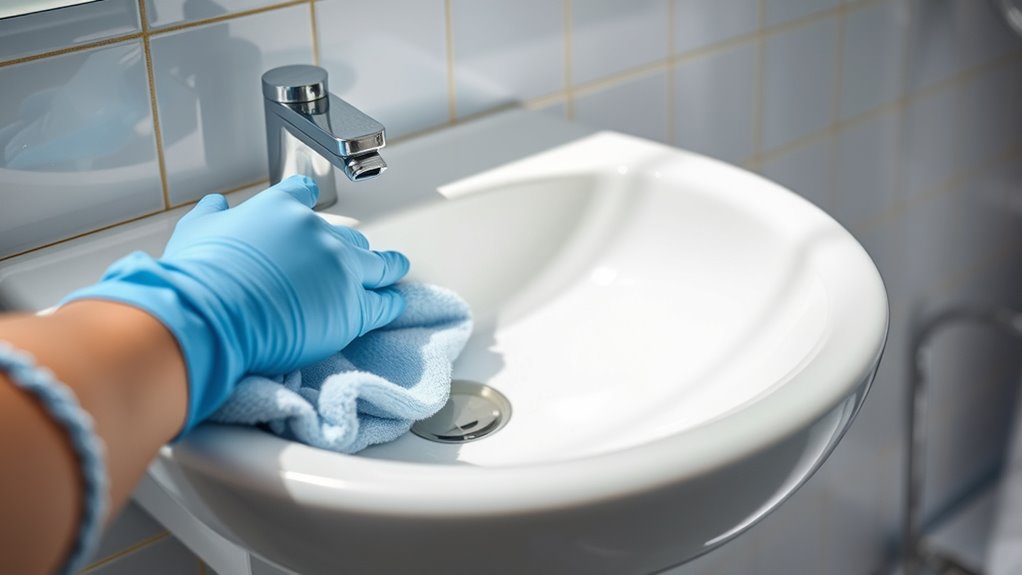 regular surface cleaning routine