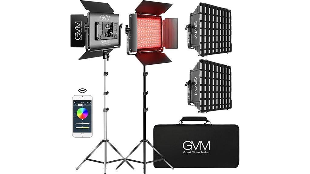 rgb led video light