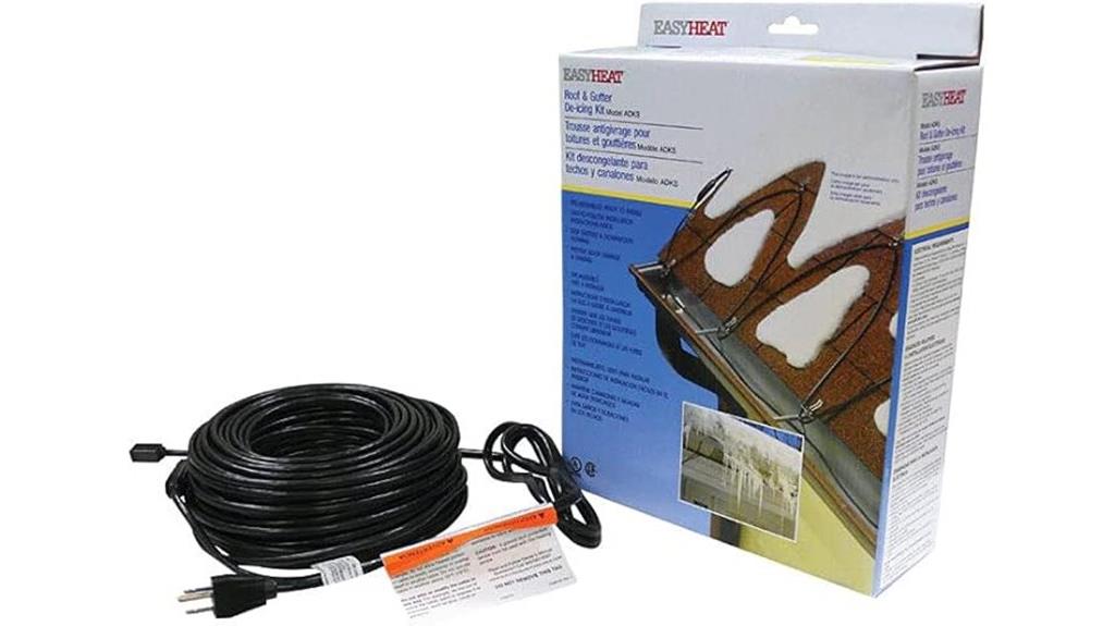 roof ice melting cable