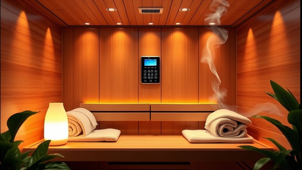 sauna size technology quality