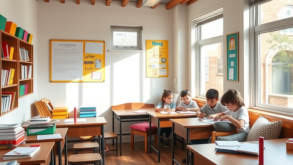 school supported letter exchanges