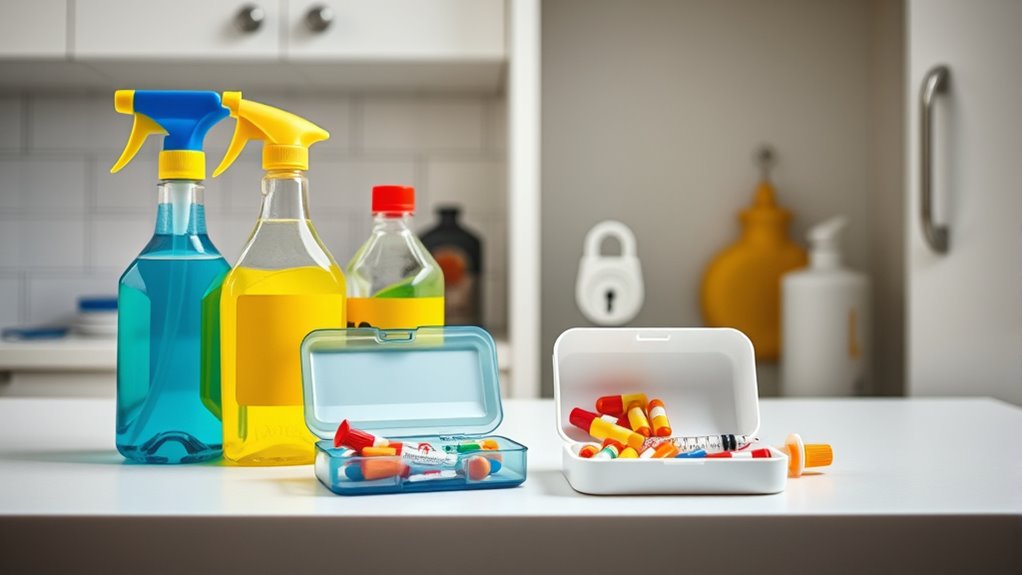 secure chemical storage properly
