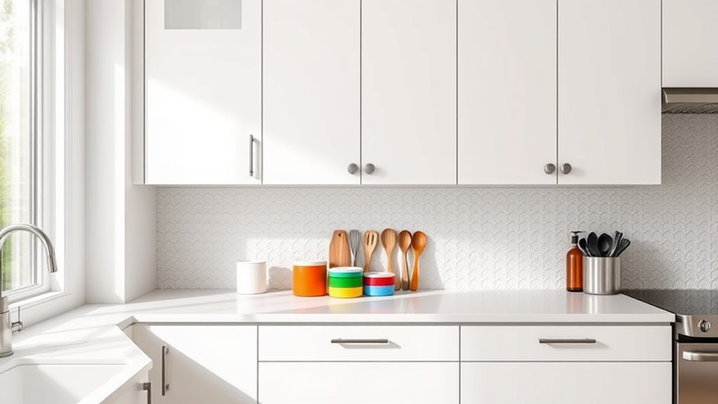 secure kitchen storage areas