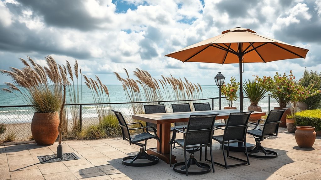 secure outdoor furniture stability