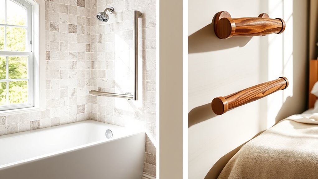 selecting appropriate bathroom support