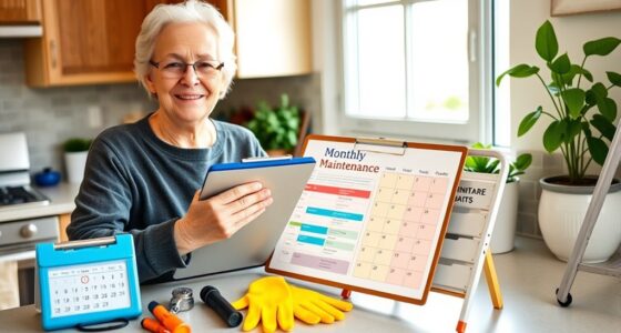 senior home maintenance schedule