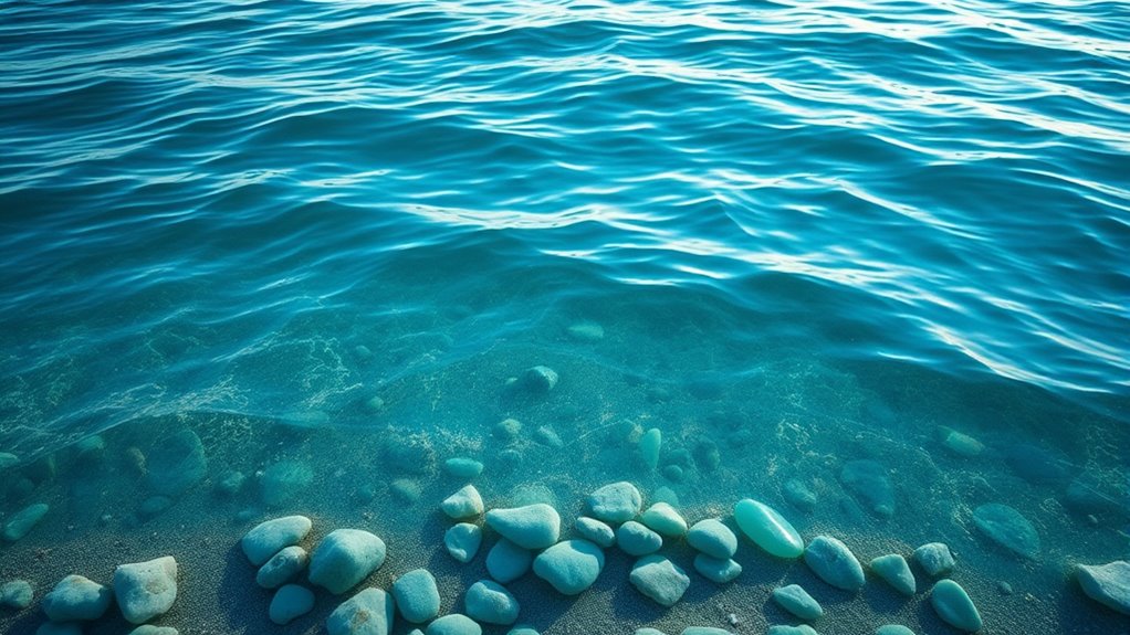 serene aquatic color palette