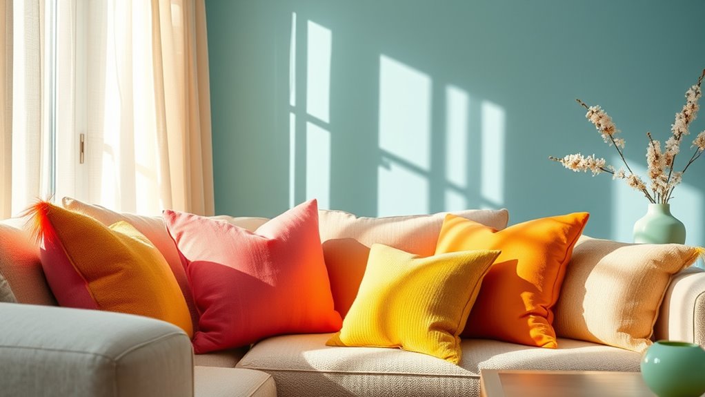 serene blue calm environment