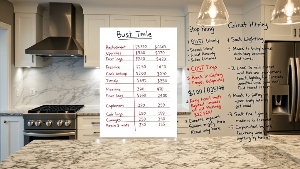 set a realistic budget