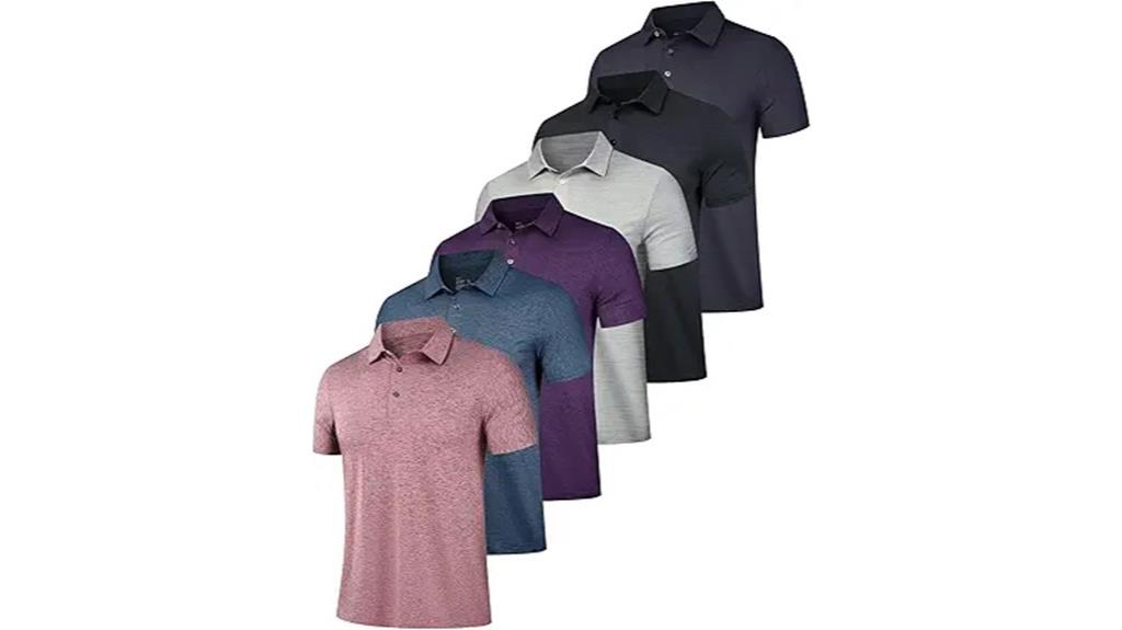 six pack mens polo shirts