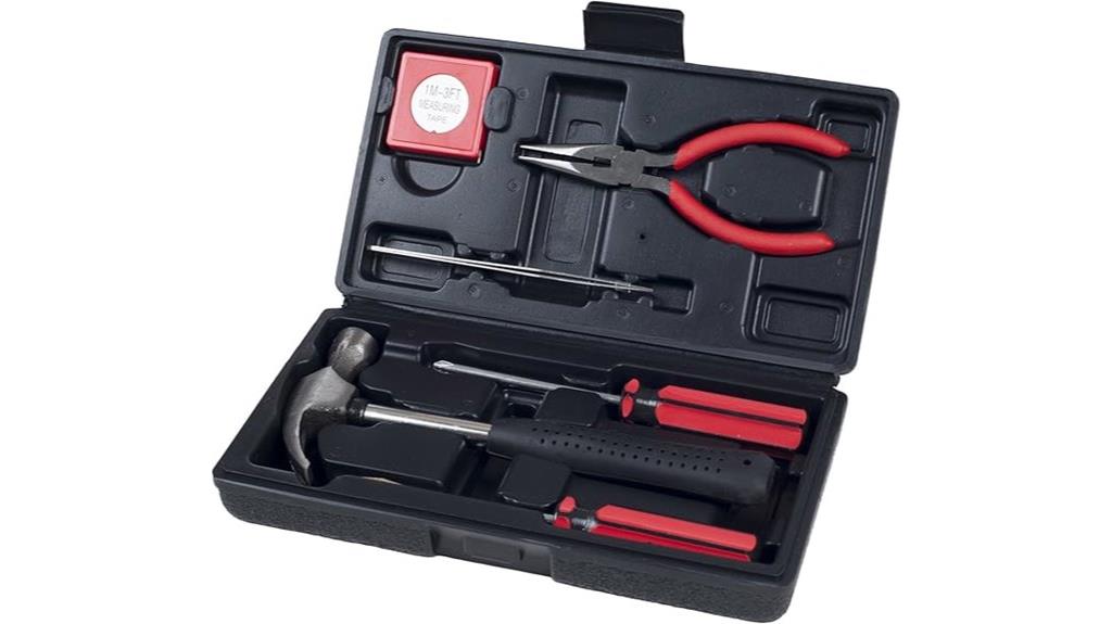 six piece household tool set