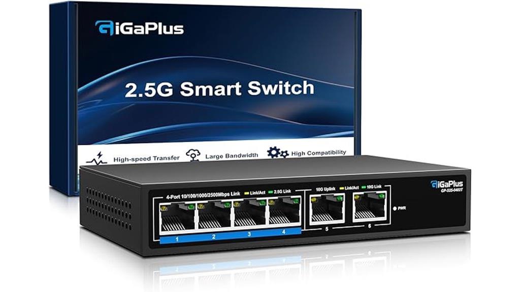 six port high speed switch