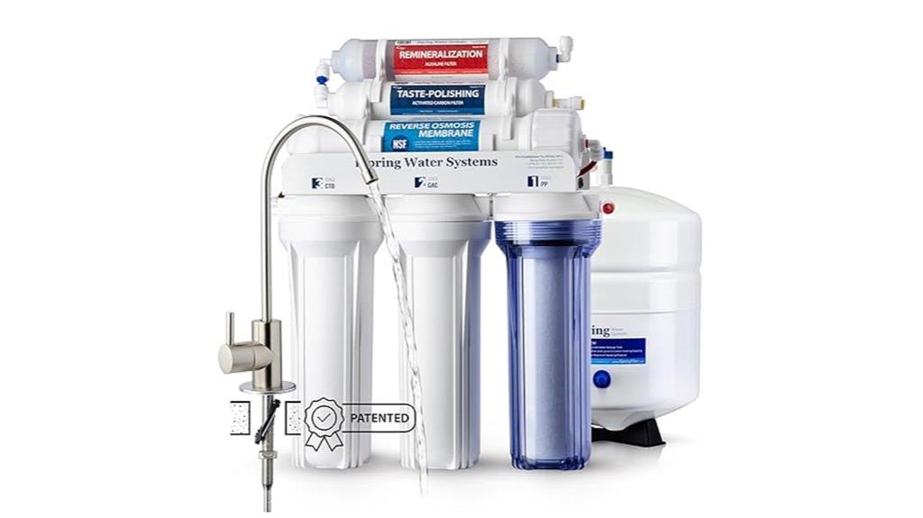 six stage alkaline water filtration