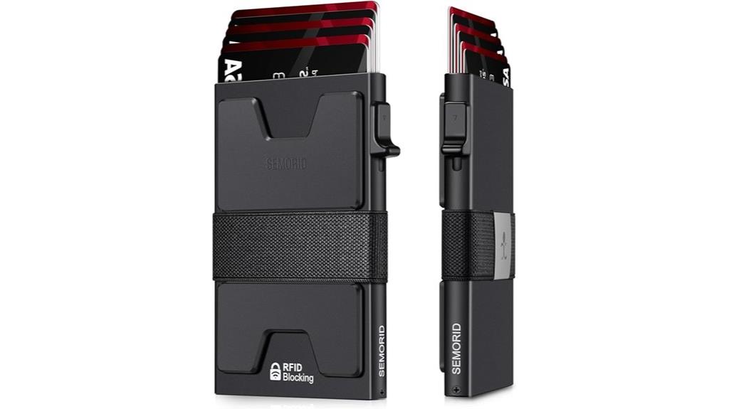 slim men s aluminum wallet