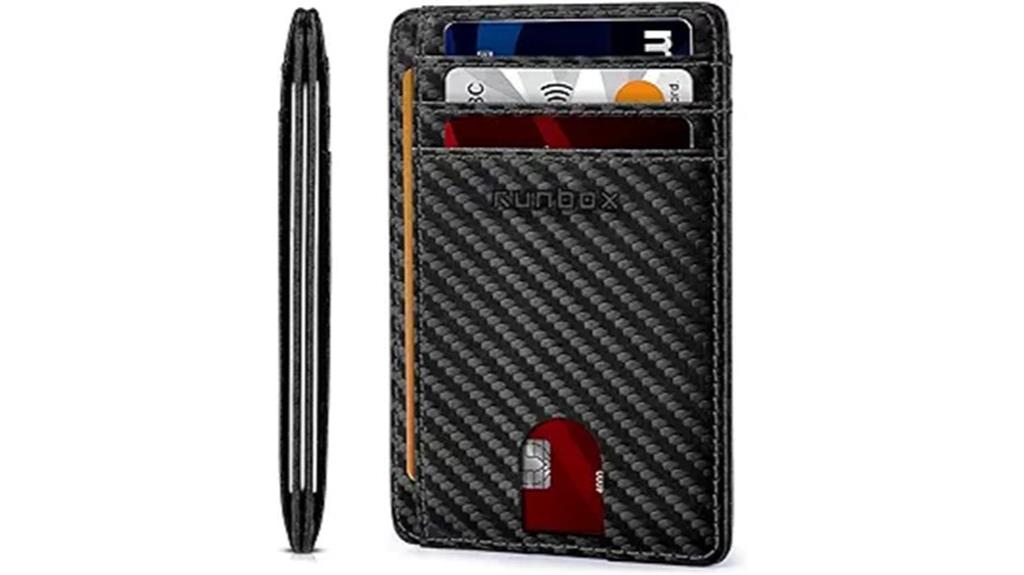 slim rfid leather wallets