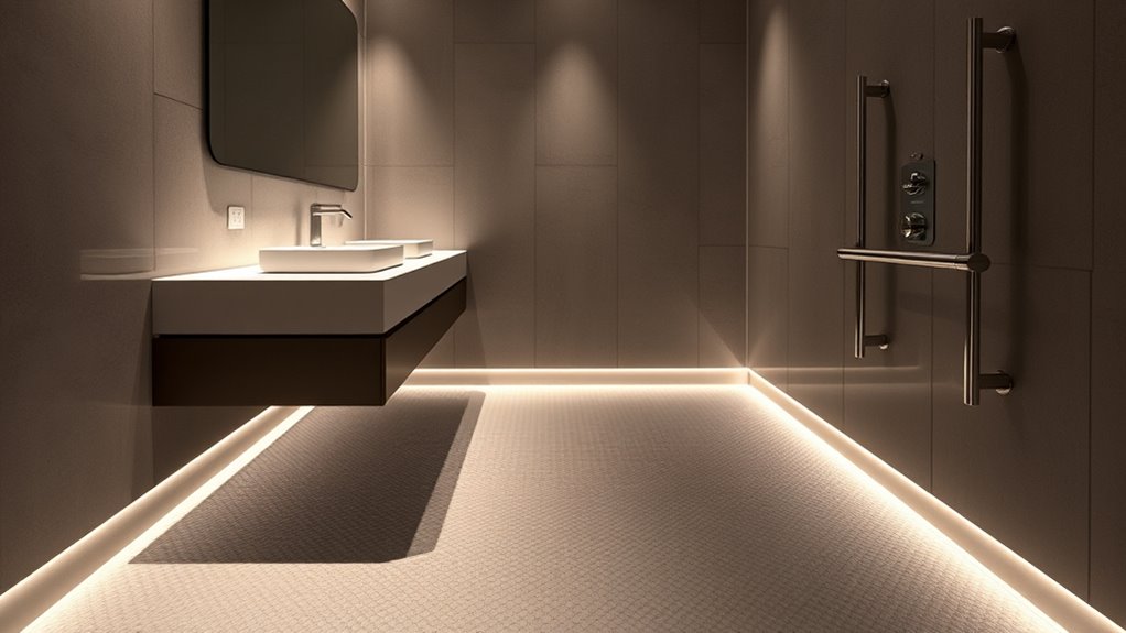 smart adaptive bathroom lighting