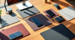 smart desk mats with wireless charging