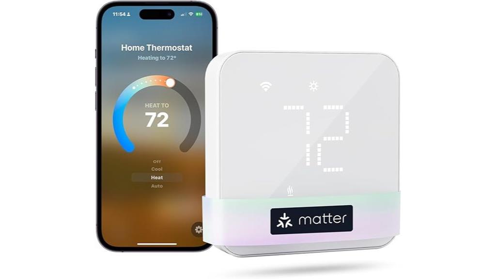 smart wifi thermostat voice
