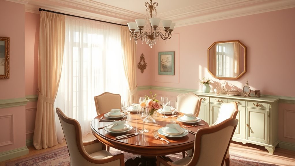 soft pastel cozy lighting