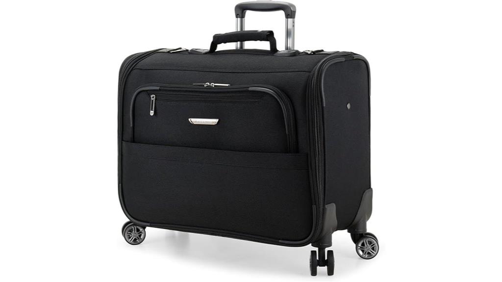 softside spinner garment bag