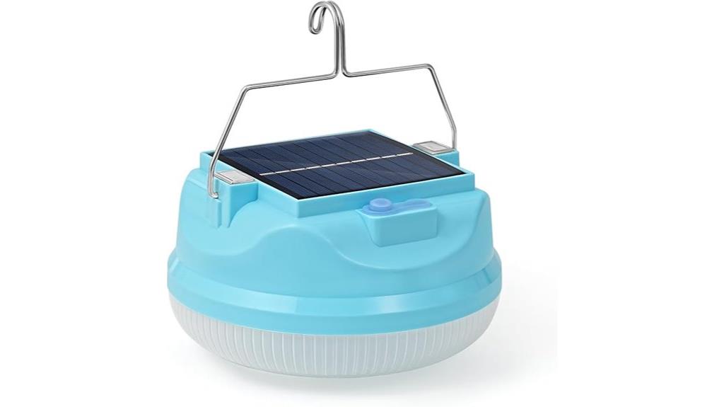 solar led camping lantern