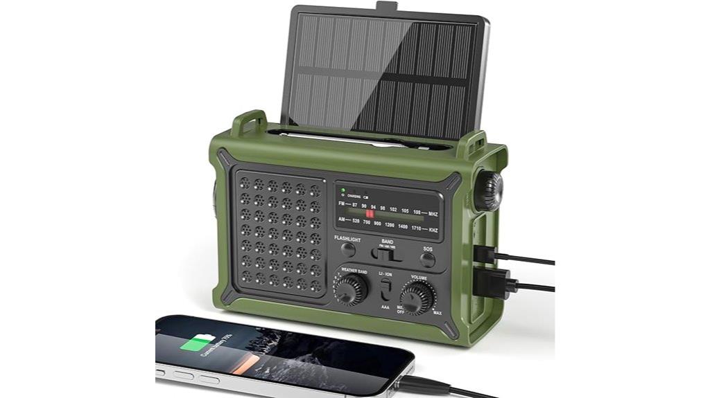 solar power emergency radio