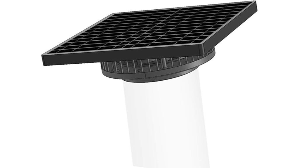 solar powered high airflow ventilation