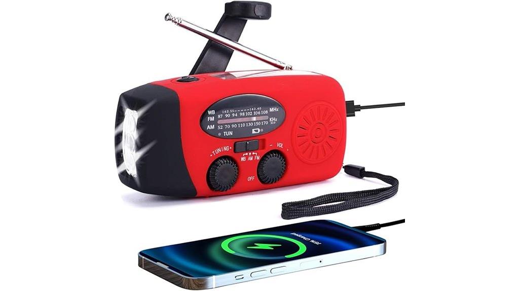 solar powered weather radio